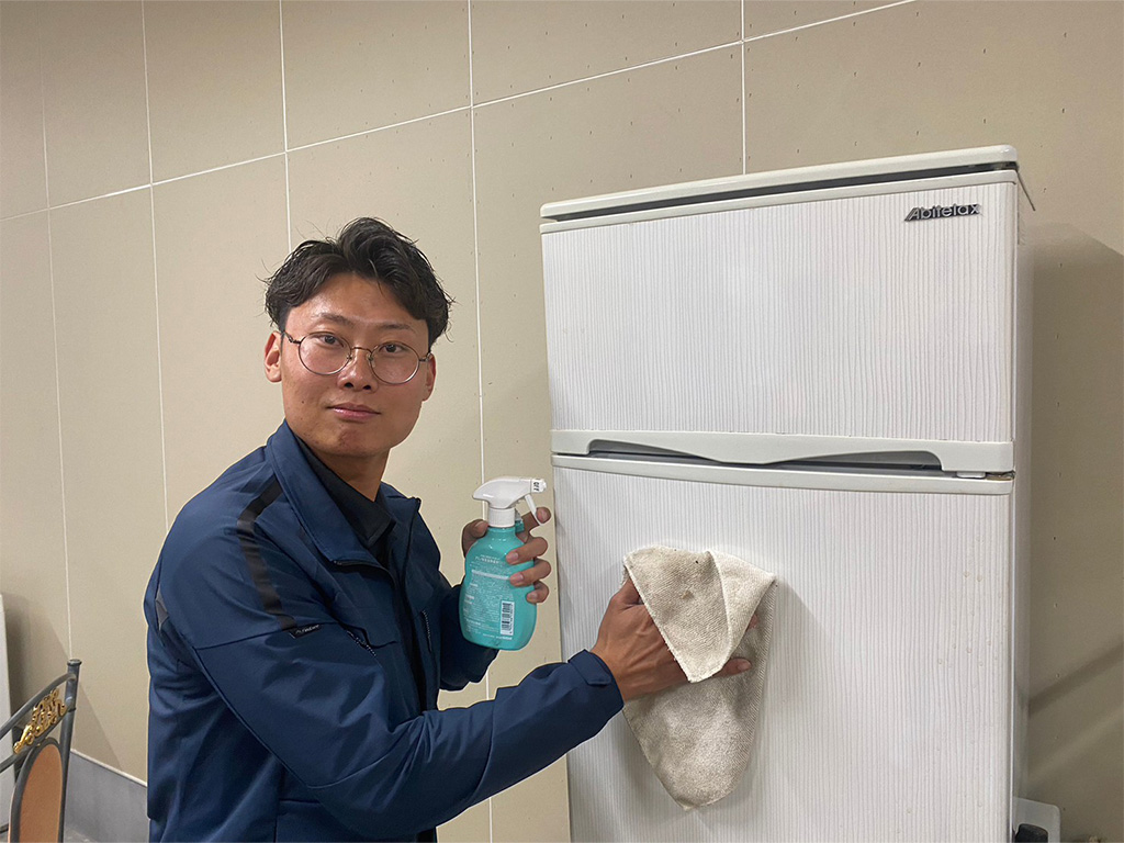 不用品回収の仕事風景